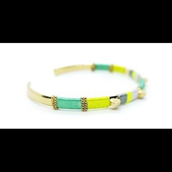 EUC Stella $ Dot Colorblock Cuff (gold) - Picture 2 of 2